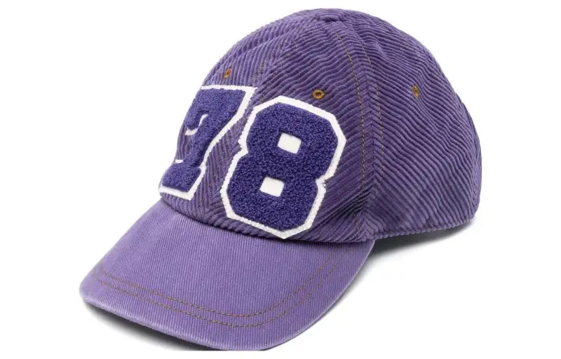 Golden Goose Cotton Baseball Caps Women's Purple