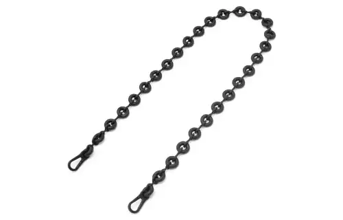 LOEWE Painted Brass Chain Strap Bag Women's Black