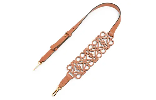 LOEWE Smooth Calfskin Bag Straps Women's Tan