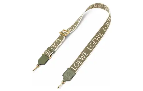 LOEWE Fabric With Cow Leather Bag Straps Women's Green/Avocado Green