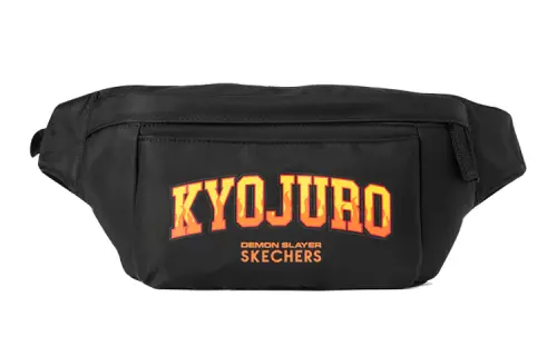 Skechers Demon Slayer Kimetsu No Yaiba, Collaboration Fabric Fanny Pack Regular Unisex Black
