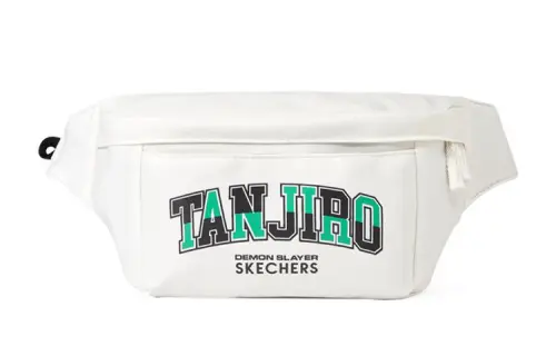 Skechers Demon Slayer Kimetsu No Yaiba, Collaboration Fabric Fanny Pack Unisex Marshmallow White