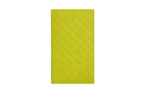 Bottega Veneta Cow Leather Wallet Large Men's Kiwi Green/Gray