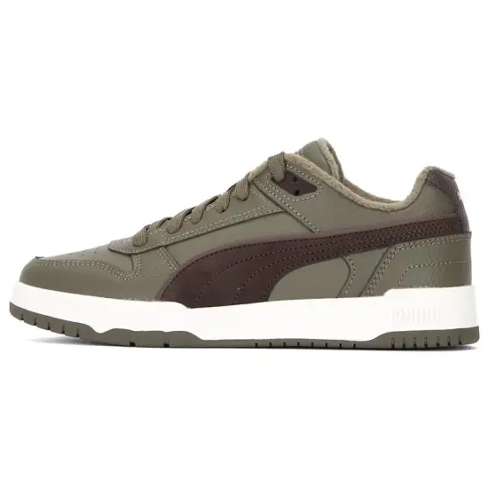 PUMA RBD Game Skateboarding Shoes Unisex Low-top Green/Brown