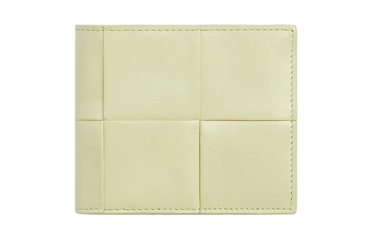Bottega Veneta Calfskin Wallet Men's Light Yellow