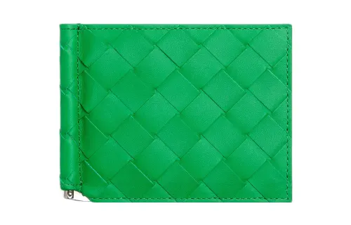 Bottega Veneta Cow Leather Wallet Men's Green
