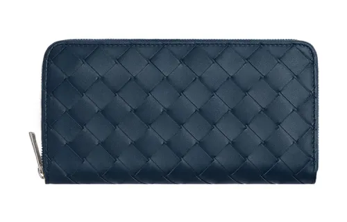 Bottega Veneta Intrecciato Zip-Around Wallet