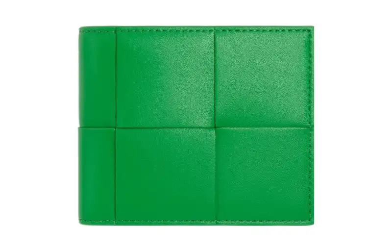 Bottega Veneta Cow Leather Wallet Small Men's Green