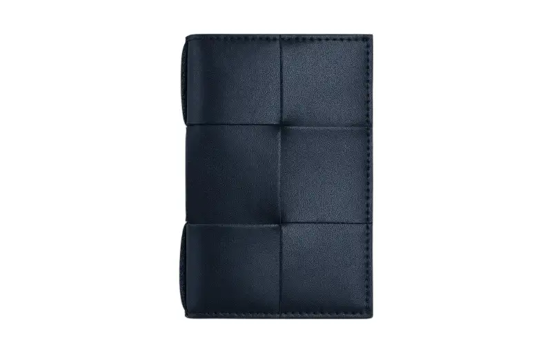 Bottega Veneta Cow Leather Wallet, Card Holder Men's Space Gray