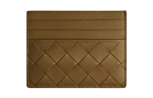 Bottega Veneta Cow Leather Card Holder Men's Acorn