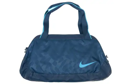 Nike Polyester Handbag, Shoulder Bag, Crossbody Bag, Travel Bag, Gym Bag Women's Blue
