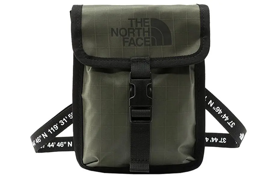 THE NORTH FACE The North Face 21L One Shoulder Crossbody Outdoor Bag Abrasion Resistant Material Green Unisex