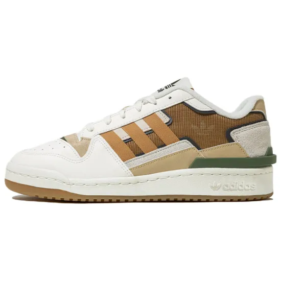 Adidas Originals FORUM Skateboard Shoes Unisex Low-top Beige/Yellow