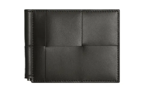 Bottega Veneta Cow Leather Wallet Small Men's Jasper