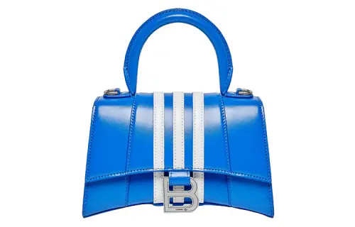 Balenciaga X Adidas Hourglass Xs Box Handbag Blue