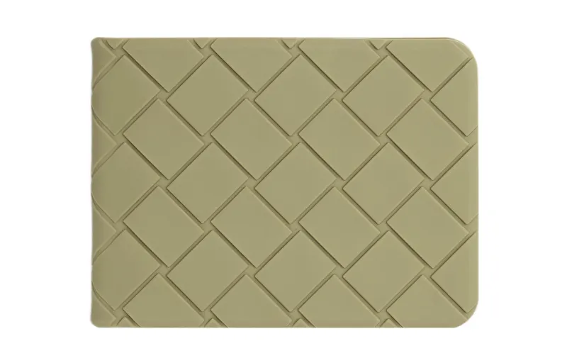 Bottega Veneta Cow Leather Wallet Men's Lime Green