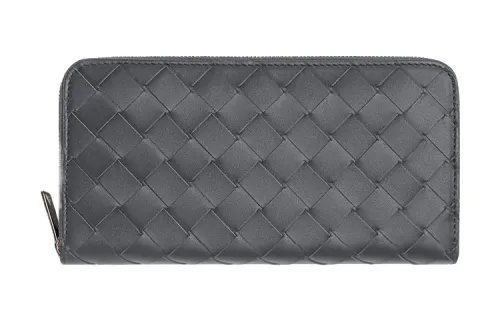 Bottega Veneta Cow Leather Wallet Large Men's Gray