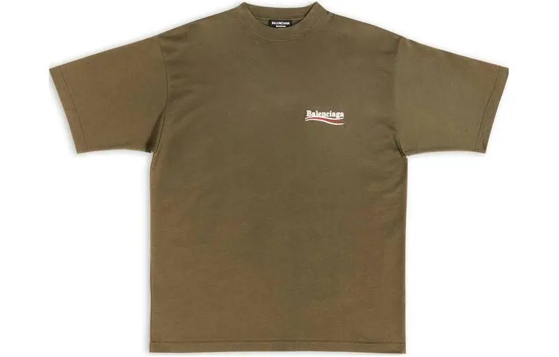 Balenciaga Men's Political Campaign Large Fit T shirt