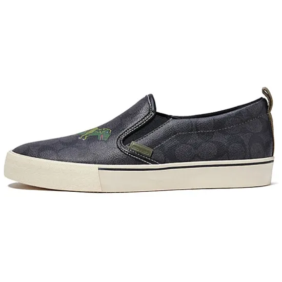 COACH Stylish Skateboarding Shoes Men's Black