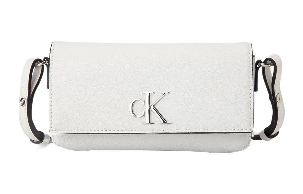 CALVIN KLEIN Artificial Leather Crossbody Bags Women's White