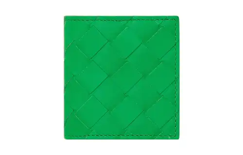 Bottega Veneta Calfskin Coin Purse Men's Green