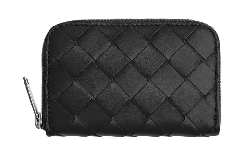 Bottega Veneta Woven Zipped Wallet