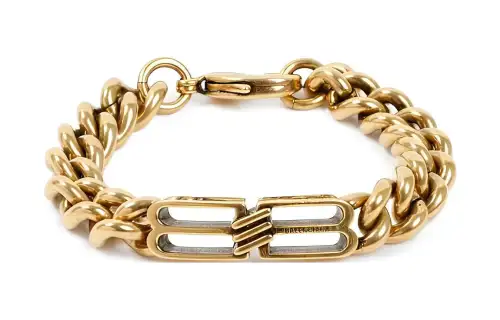 Balenciaga Bracelets Men's Gold