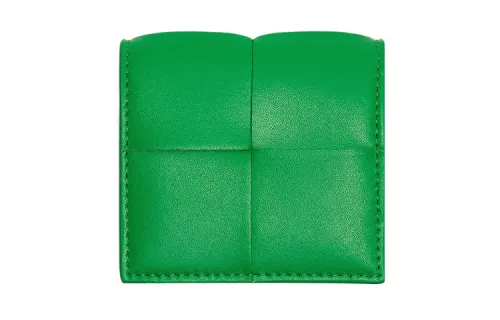 Bottega Veneta Cow Leather Wallet Small Men's Green