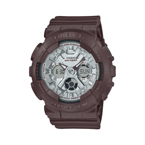 CASIO Women's BABY-G Silver Watch BA-130SW-5APRQ