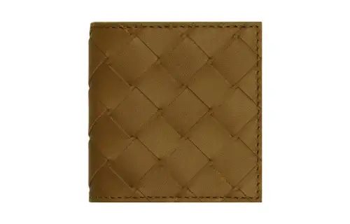 Bottega Veneta Cow Leather Coin Purse Small Men's Acorn