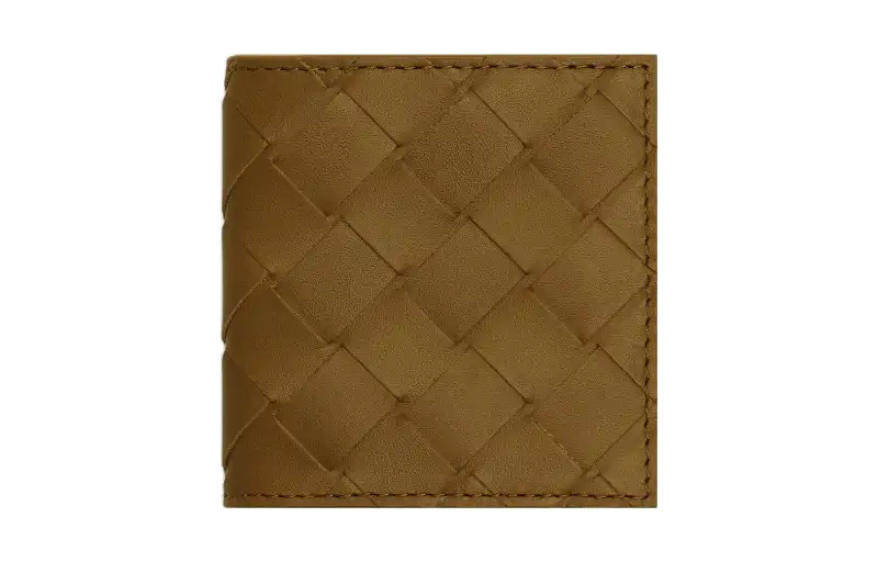 Bottega Veneta Cow Leather Coin Purse Small Men's Acorn