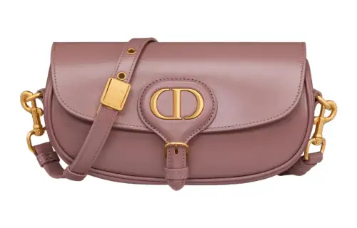 DIOR Bobby Smooth Cow Leather Shoulder Bag, Crossbody Bag Regular Women's Peony Pink