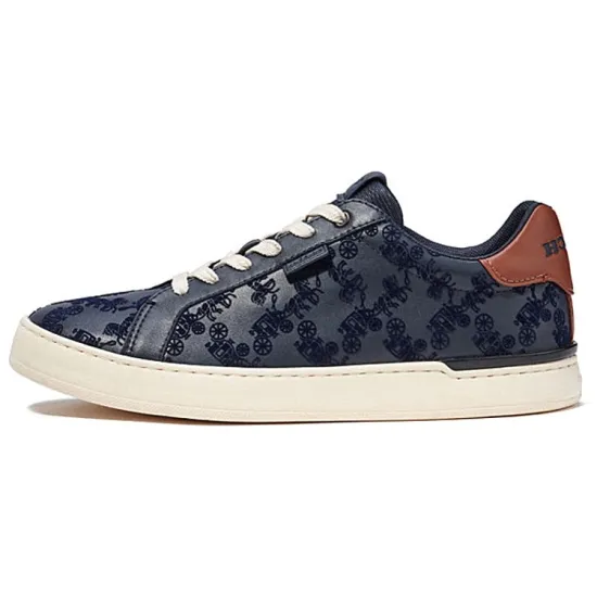 COACH Lowline Skateboard Shoes Men Low-Top Blue