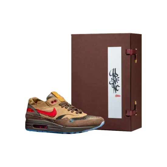 CLOT X Nike Air Max 1 Brown Red