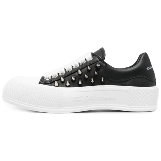 Alexander McQueen Deck Casual Shoes Women's Low-Top Black