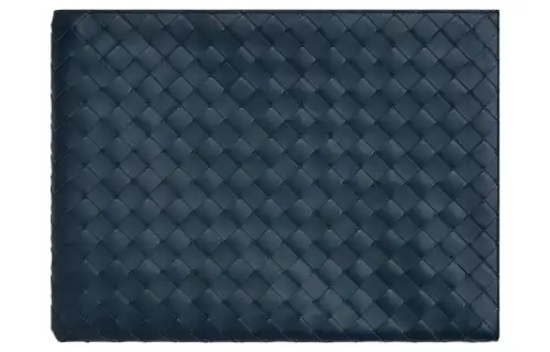 Bottega Veneta Calfskin Clutch Men's Dark Blue