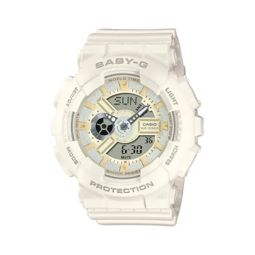 CASIO Women's BABY-G 46.3mm White Watch