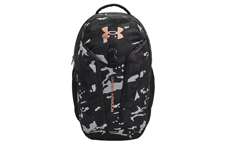 Under Armour Polyester Backpack Regular Unisex Camouflage Black