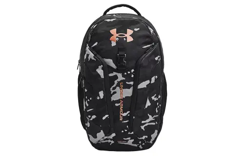 Under Armour Polyester Backpack Regular Unisex Camouflage Black