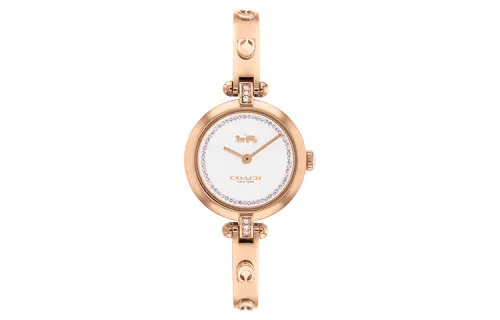 COACH Cary Wrist Watches Quartz Movement Stainless Steel Watchband 26mm White Dial Women's Watch