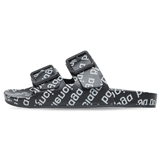 Balenciaga Logo-print Mallorca Flat Sandals