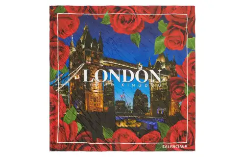 Balenciaga Scarves Men's Multicolor