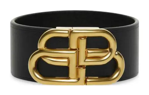 Balenciaga Cow Leather Wristbands Women's