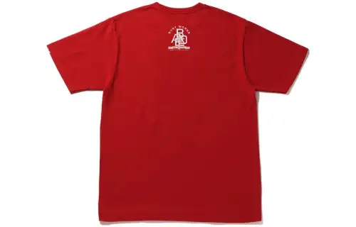 A BATHING APE T Shirts Men's Crew Neck Moderate Straight Fit