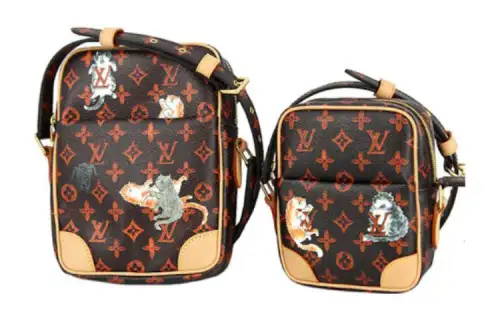 LOUIS VUITTON Paname Set Monogram Catogram Brown/Orange