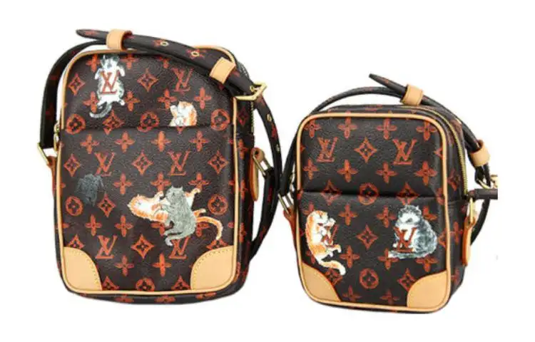 LOUIS VUITTON Paname Set Monogram Catogram Brown/Orange