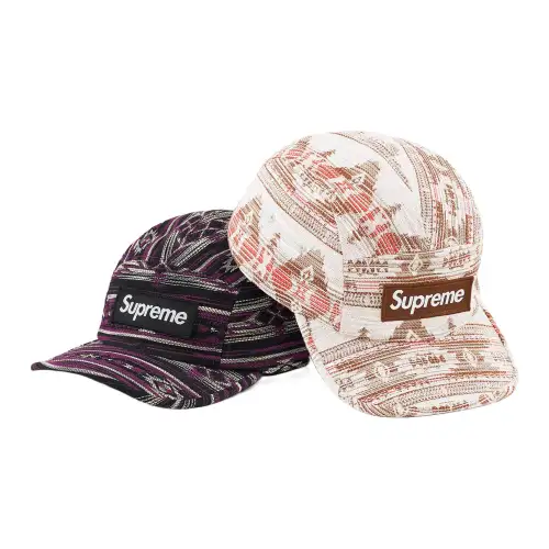 Supreme Woven Pattern Camp Cap