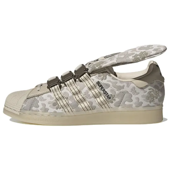 adidas originals Superstar Series Skateboarding Shoes Unisex Low-top Beige