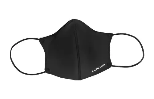 Balenciaga Elastane Face Masks Unisex Black