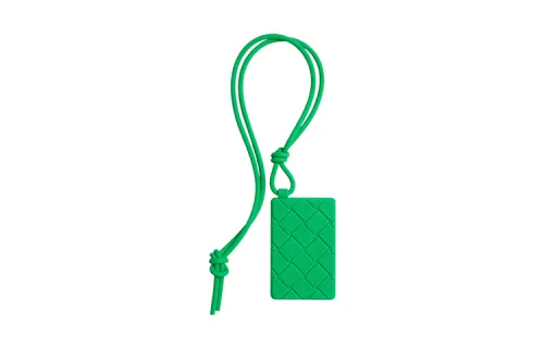 Bottega Veneta Silicone Card Holder Men's Green